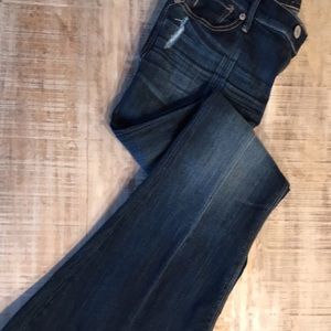 Express flare jeans! Dark wash